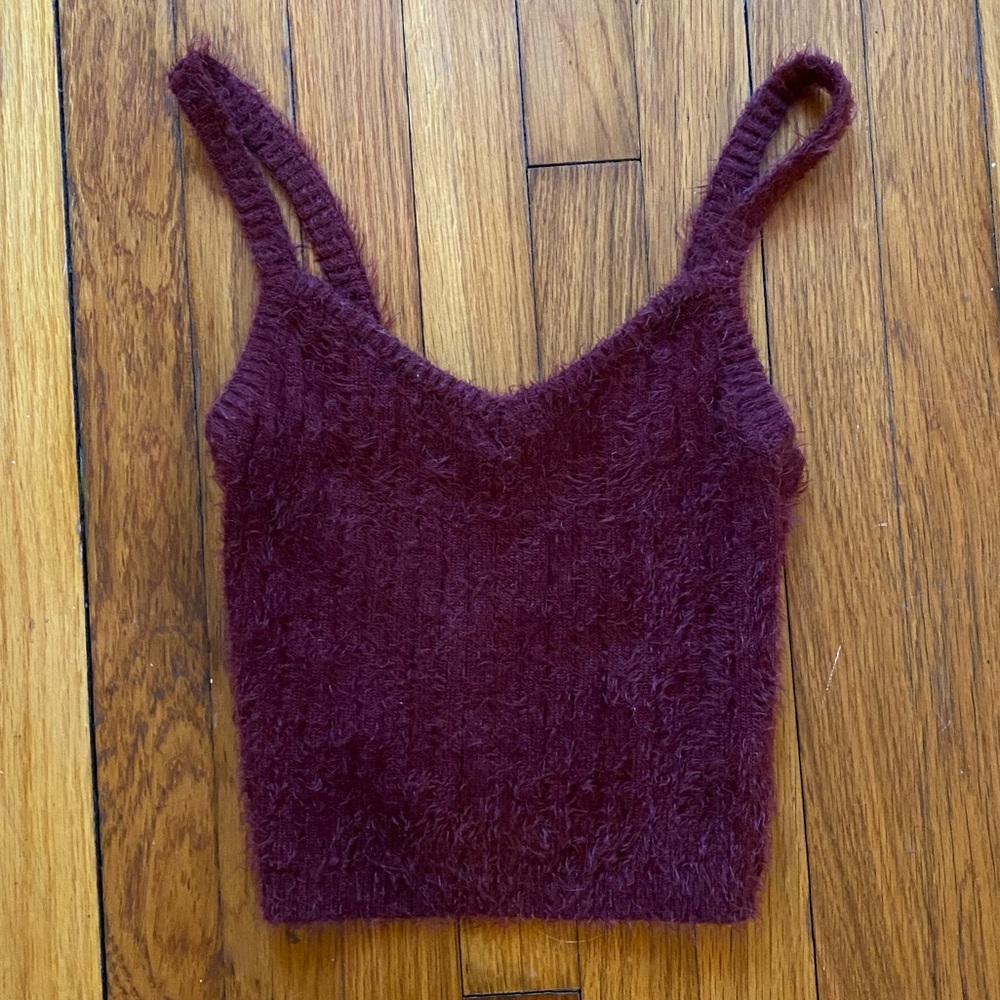 Fuzzy Tank Crop Top